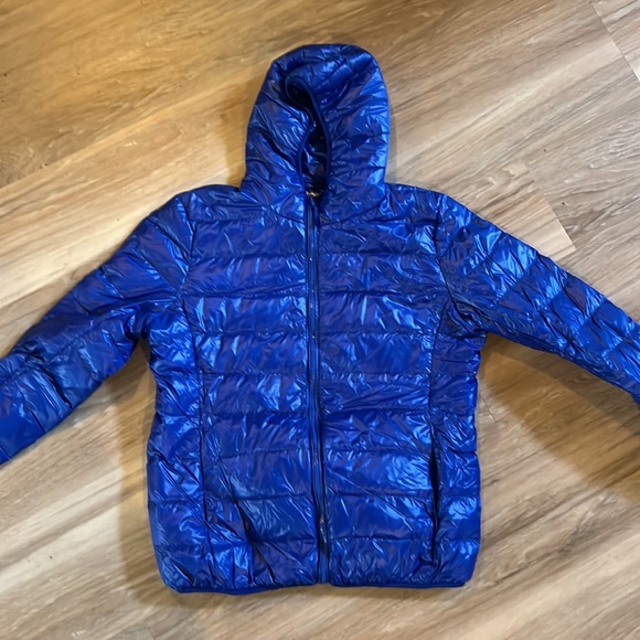 Ladies quilted down hooded jacket packable - Picture 8 of 8